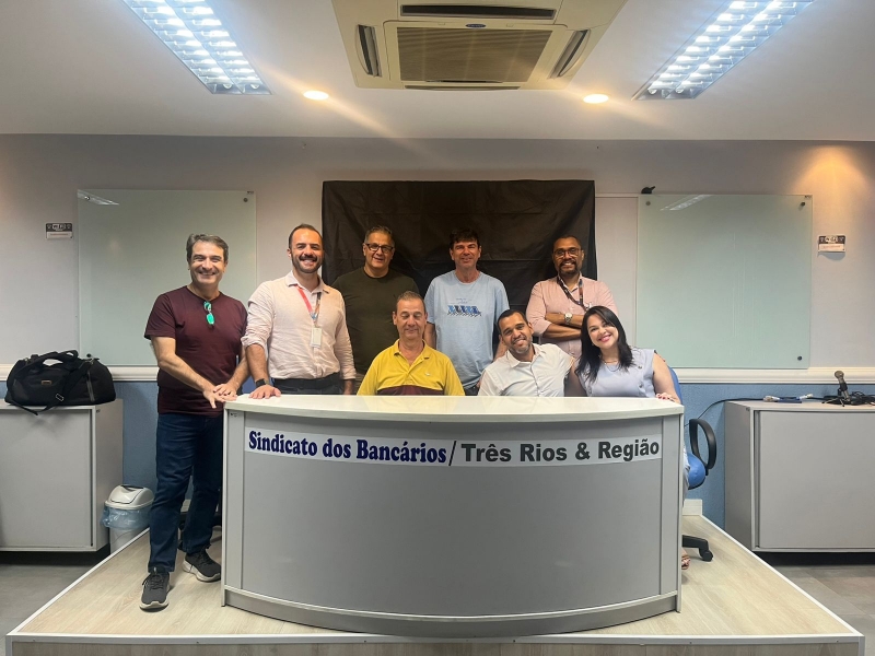 CASSI RIO visita a base do Sindicato dos Bancários de Três Rios e Região para fortalecer rede de atendimento